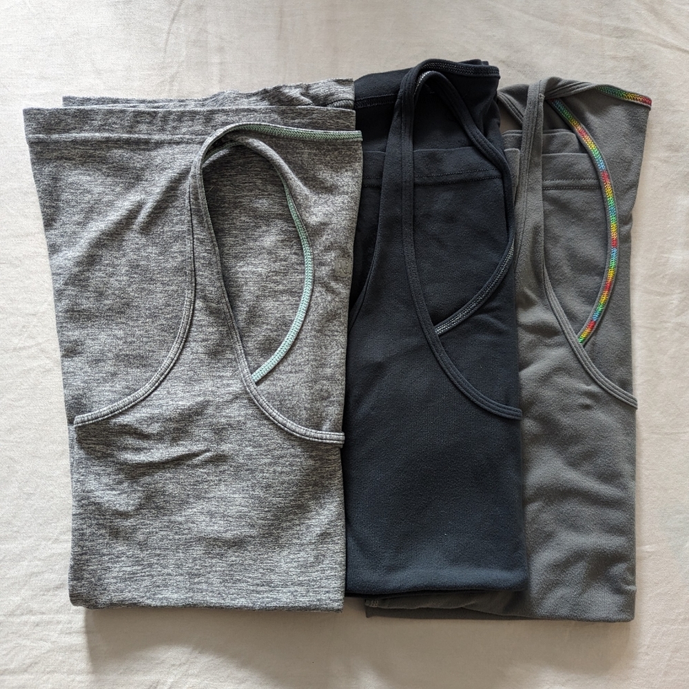 Lululemon Racerback tanks (classic) - 3-pack